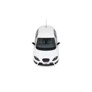 SEAT LEON MK2 CUPRA R CANDY WHITE B9A 2010 OttO mobile 1:18 Resinemodell (Türen, Motorhaube... nicht zu öffnen!)